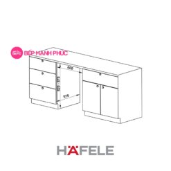 Máy rửa chén âm tủ Hafele HDW-FI60D - 15 bộ đồ ăn, 9 lít/ 1 lần rửa