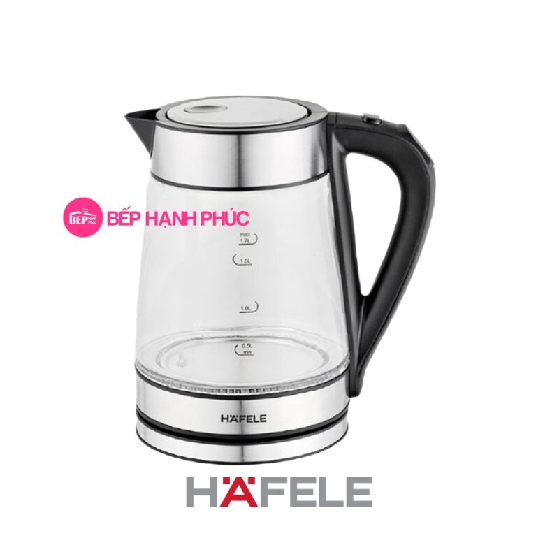 Ấm đun nước Hafele T-602C - Thủy tinh 1,7L