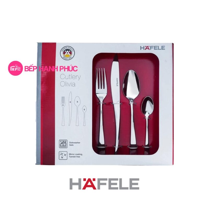 Bộ dao muỗng nĩa OLIVIA Hafele - 24 món