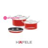 Bộ nồi chảo Hafele 531.08.042 - Màu đỏ