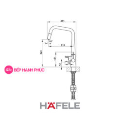 Vòi bếp Hafele hydros HT20-CH1P241 - Vòi nóng lạnh 6 Vòi bếp Hafele hydros HT20-CH1P241 - Vòi nóng/ lạnh