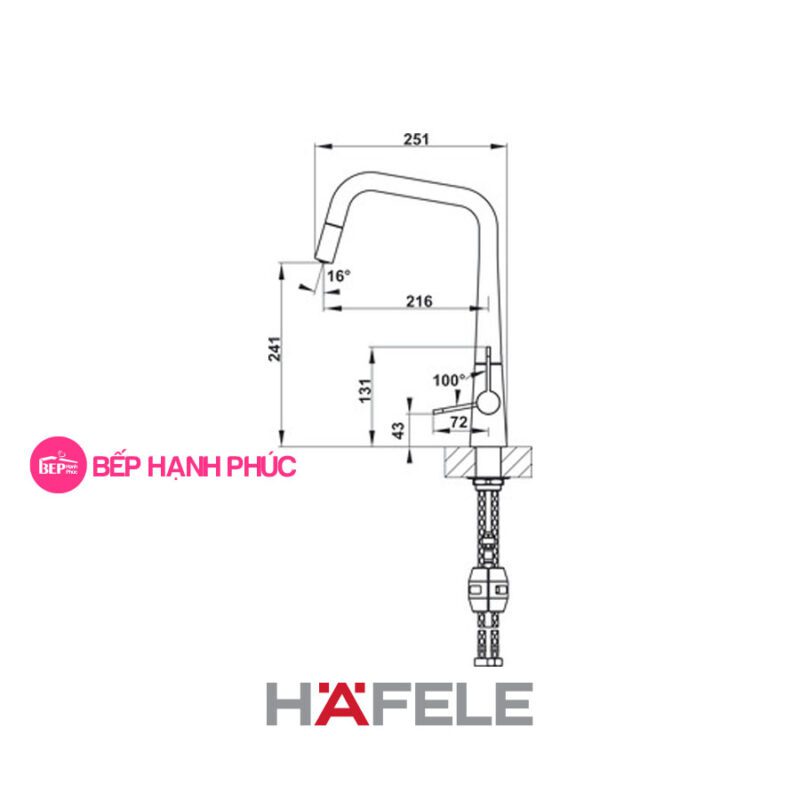 Vòi bếp Hafele hydros HT20-CH1P241 - Vòi nóng lạnh 9 Vòi bếp Hafele hydros HT20-CH1P241 - Vòi nóng/ lạnh