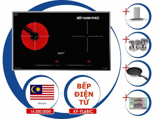 Bếp điện từ Kaff KF-FL68IC - Khuyến Mãi