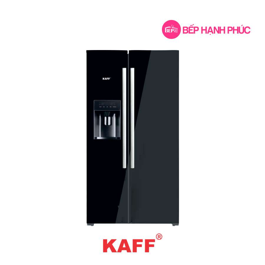 Tủ lạnh Kaff KF-SBS600GLASS - Side by side 572 lít làm đá tự động