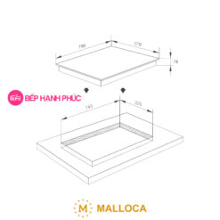 Bếp 2 gas Malloca AS 9502W