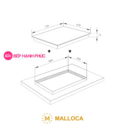 Bếp 2 Gas Malloca GHG 732A NEW