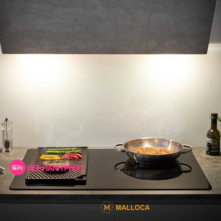 Bếp từ Malloca MI-784 ITG - 4 từ 78cm mặt kính Ceramic