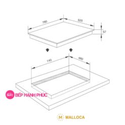 Bếp từ Malloca MI-784 ITG - 4 từ 78cm mặt kính Ceramic 11 Bếp từ Malloca MI-784 ITG - 4 từ 78cm mặt kính Ceramic