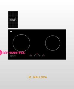 Bếp từ Malloca MH-02I D - 2 từ chữ nhật 72cm mặt kính EuroKera