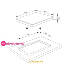 Bếp từ Malloca MH-02I N - 2 từ chữ nhật 75cm mặt kính EuroKera 11 Bếp từ Malloca MH-02I N - 2 từ chữ nhật 75cm mặt kính EuroKera