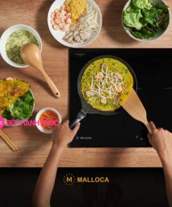 Bếp từ Malloca MH-732 EI - 2 từ chữ nhật 73cm mặt kính Vitroceramic