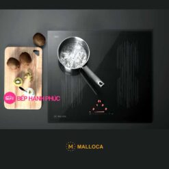 Bếp từ Malloca MI 594 LINEAR - 4 từ vuông 59cm mặt kính Schott 9 Bếp từ Malloca MI 594 LINEAR - 4 từ vuông 59cm mặt kính Schott