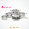 Bộ nồi inox 9 món Malloca SA-2041 1 Bộ nồi inox 9 món Malloca SA-2041