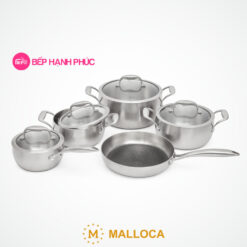 Bộ nồi inox 9 món Malloca SA-2041