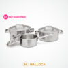 Bộ nồi inox 6 món Malloca SA-2030