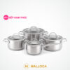 Bộ nồi inox 8 món Malloca SA-4002