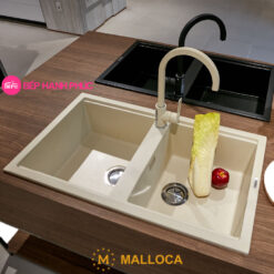 Chậu rửa Malloca BIANCO K-45062 8 Chậu rửa Malloca BIANCO K-45062