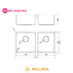 Chậu rửa Malloca MS 6081