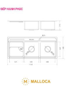 Chậu rửa Malloca MS 8816 N
