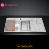 Chậu rửa Malloca MS 8817 N 2 Chậu rửa Malloca MS 8817 N