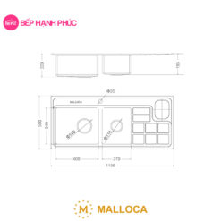 Chậu rửa Malloca MS 8817 N