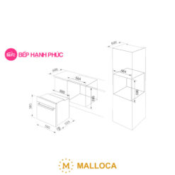Lò nướng Malloca MOV-656 ECO