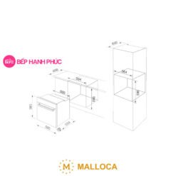 Lò nướng Malloca MOV-659 PGR
