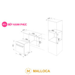 Lò nướng Malloca MOV-659TC
