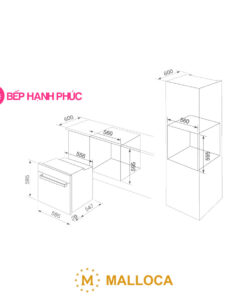 Lò nướng Malloca MOV-726 MC