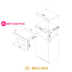 Lò vi sóng Malloca MW-820B