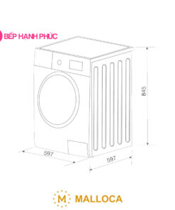 Máy giặt Malloca MWM-T1510BL