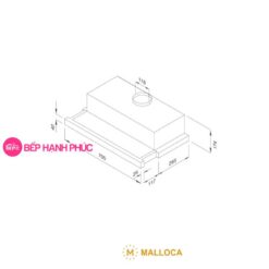 Máy hút mùi Malloca K1507 TC - Âm tủ kéo 70cm mặt kính cảm ứng 13 Máy hút mùi Malloca K1507 TC - Âm tủ kéo 70cm mặt kính cảm ứng