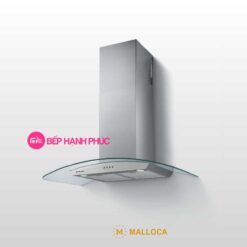 Máy hút mùi Malloca DELTA-K890V - Áp tường 90cm inox kính cong
