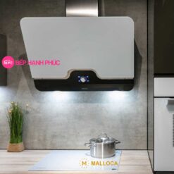 Máy hút mùi Malloca DRIVE F-152W - Áp tường 80cm mặt kính vát điều khiển I-Drive