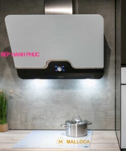 Máy hút mùi Malloca DRIVE F-152W - Áp tường 80cm mặt kính vát điều khiển I-Drive