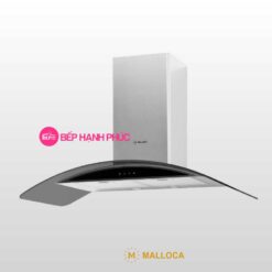 Máy hút mùi Malloca Gama K3155.9 - Áp tường 90cm inox kính cong cảm ứng