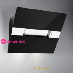 Máy hút mùi Malloca HORIZON K1574 - Áp tường 90cm mặt vát inox kính đen