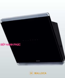Máy hút mùi Malloca MC 60GT-B - Áp tường 60cm mặt vát kính đen