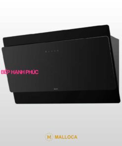 Máy hút mùi Malloca MC-7086HS - Áp tường 70cm mặt vát kính đen