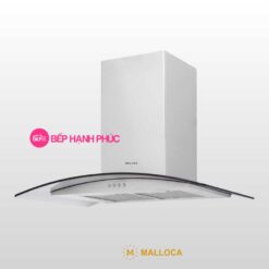 Máy hút mùi Malloca MC 750E - Áp tường 75cm inox kính cong