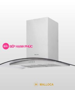 Máy hút mùi Malloca MC 750E - Áp tường 75cm inox kính cong