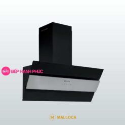 Máy hút mùi Malloca MC-9003 - Áp tường 90cm mặt vát inox sơn đen