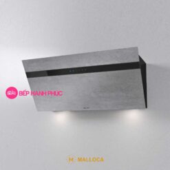 Máy hút mùi Malloca VITA V-13 GRES - Áp tường 90cm mặt vát Ceramic màu xi măng
