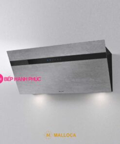 Máy hút mùi Malloca VITA V-13 GRES - Áp tường 90cm mặt vát Ceramic màu xi măng