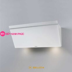 Máy hút mùi Malloca VITA V-3 - Áp tường 90cm mặt vát Ceramic kính trắng