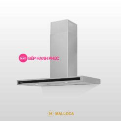 Máy hút mùi Malloca ZETA K1573 - Áp tường 90cm chữ T thân inox mặt kính mỏng