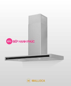 Máy hút mùi Malloca ZETA K1573 - Áp tường 90cm chữ T thân inox mặt kính mỏng