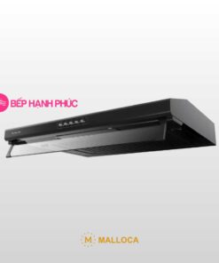 Máy hút mùi Malloca H107B - Classic 70cm thép sơn đen nút nhấn cơ