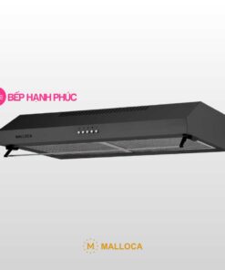 Máy hút mùi Malloca H365.7B - Classic 70cm thép sơn đen nút nhấn cơ