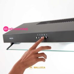 Máy hút mùi Malloca H365.7B - Classic 70cm thép sơn đen nút nhấn cơ
